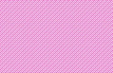 Pink White Woven Basketweave Abstract Background. Repeated braiding of horizontal and vertical stripes creates a basket weave pattern in pink and white, woven with strands of various widths.