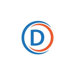 D Company Logo Vector Template Design Illustration