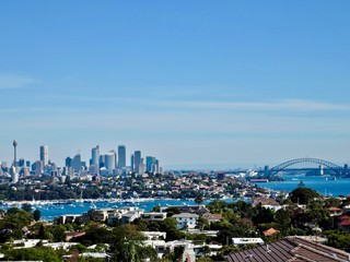 View over Sydney downtown 
