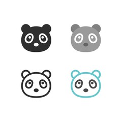 Panda bear cute muzzles