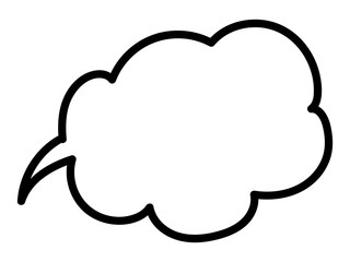 手描きの吹き出し