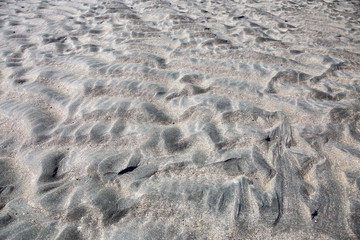 Sand formation on the beach. Taken in San Josef Bay, Northern Vancouver Island, BC, Canada.