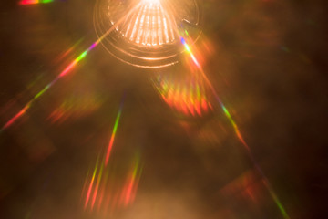 seven spectral colors light