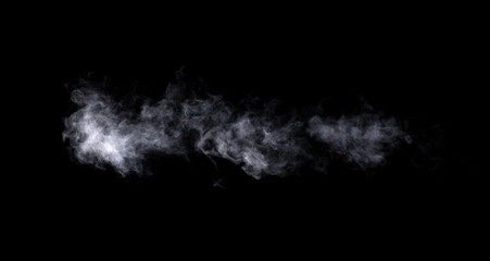 Fototapeta na wymiar Abstract steam on a black background.