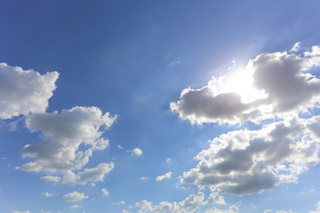 blue sky with cloud