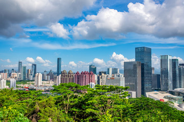 Obraz premium Shenzhen Futian CBD skyline