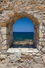 Window with sea view