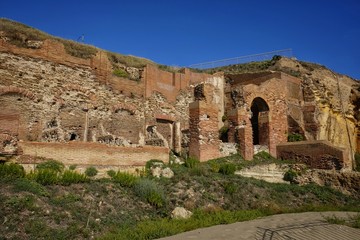 villa ruins of nerone at anzio
