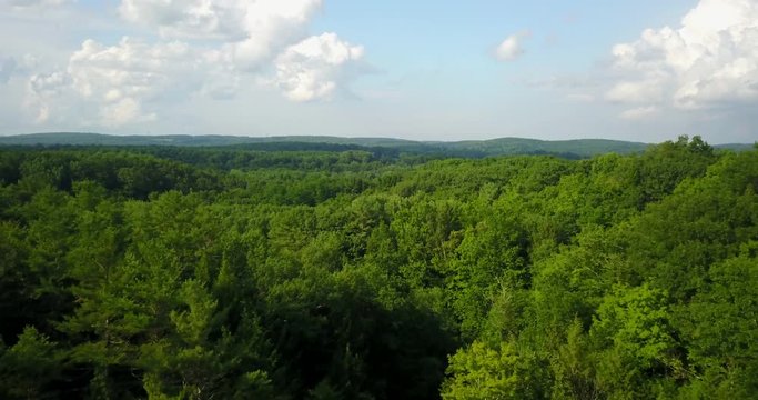 Catskill Mountains Appalachia Aerial Drone