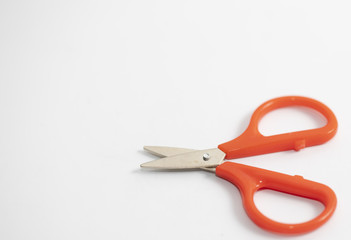 little scissor isolated on the white background