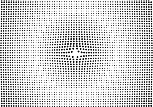 Gradient halftone dots background. Pop art template, texture. Vector illustration