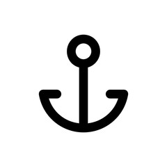 Anchor vector icon isolated on background. Trendy sweet symbol. Pixel perfect. illustration EPS 10.