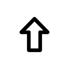 Arrow up vector icon isolated on background. Trendy sweet symbol. Pixel perfect. illustration EPS 10.