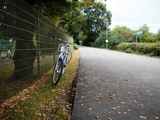 bicycle on the road