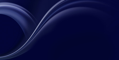 Naklejka premium Abstract blue background with waves for design