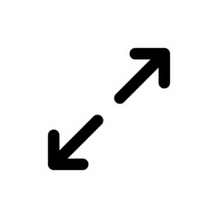Expand vector icon isolated on background. Trendy sweet symbol. Pixel perfect. illustration EPS 10.
