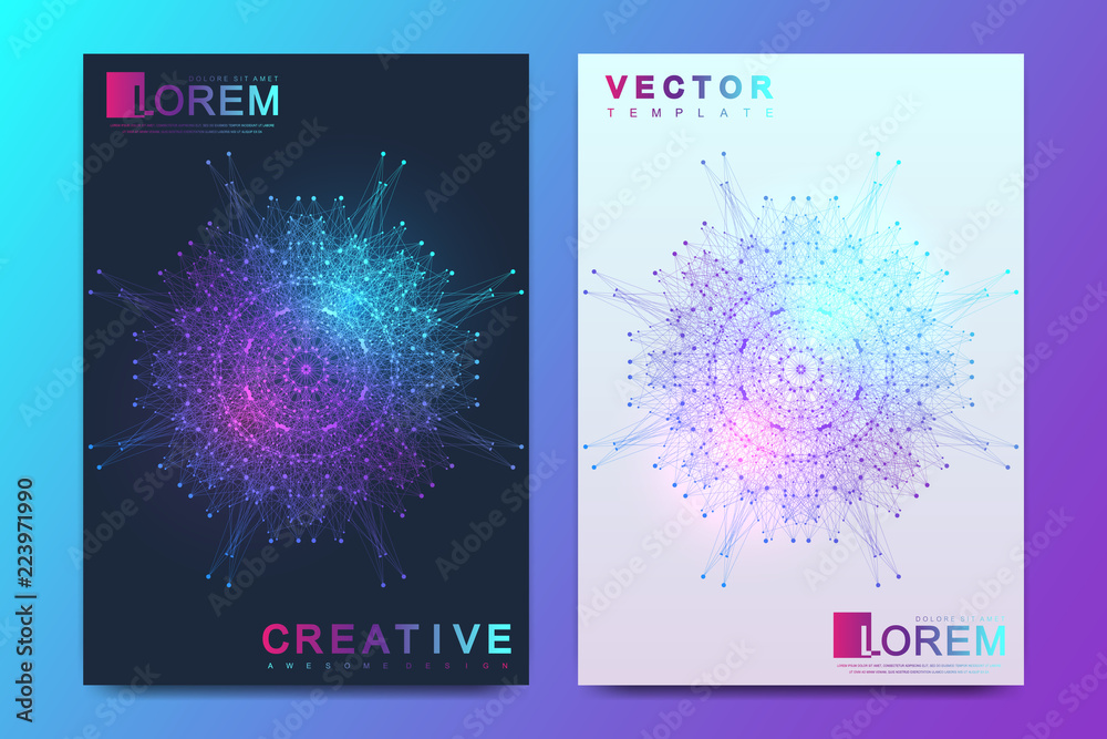 Poster modern vector template for brochure leaflet flyer cover catalog magazine or annual report. golden la