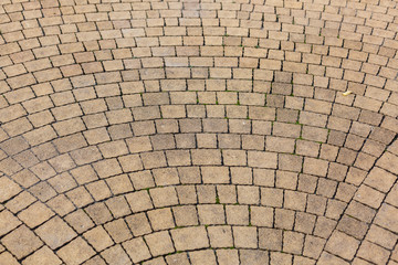 Stone paving texture. Abstract structured background.