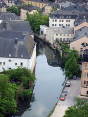 Fototapeta na wymiar view of the city, luxenburg
