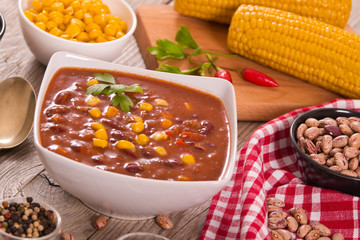 Beef chili.