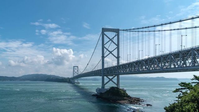 徳島大鳴門橋・タイムラプス