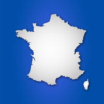 France fond bleu