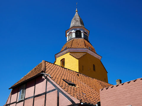 Bell tower in Faaborg Funen Denmark