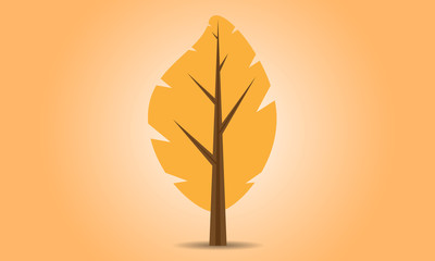 logo of the autumn tree