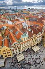 View from Astronomical Clock in Prague