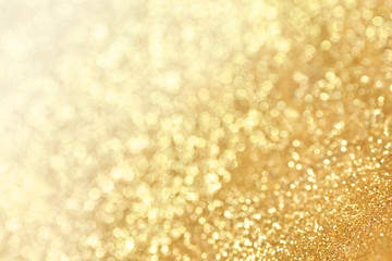 Abstract golden glitter background