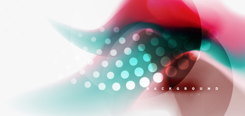 Fluid flowing wave abstract background
