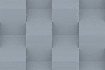 Grey Geometric Abstract Background. 3D Render Background
