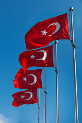 Turkish flags