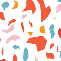 Terrazzo colorful background. Perfect design for posters, cards, textile, web pages.