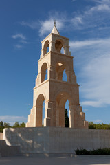 Canakkale (Dardanelles) martyrs memorial monument in Gallipoli, Turkey