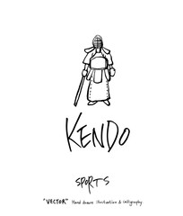 스포츠 포스터 / 손으로 그린 스포츠 그림