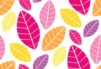 Color leaves pattern background wallpaper textile