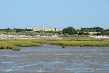 Fototapeta na wymiar Fort de l'île Madame