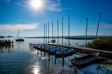 Obraz premium Popołudnie w Neusiedl am See