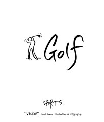 스포츠 포스터 / 손으로 그린 스포츠 그림