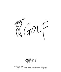 스포츠 포스터 / 손으로 그린 스포츠 그림