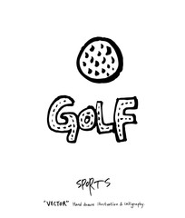 스포츠 포스터 / 손으로 그린 스포츠 그림