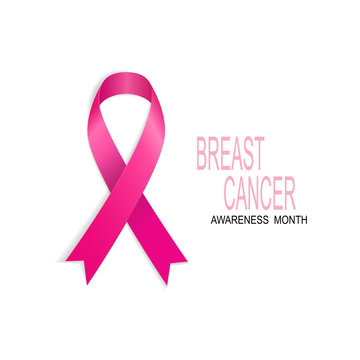 breast canser. Pink ribbon. National Breast Cancer Awareness Month