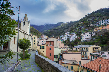 Fototapeta na wymiar Manarola village in Italy