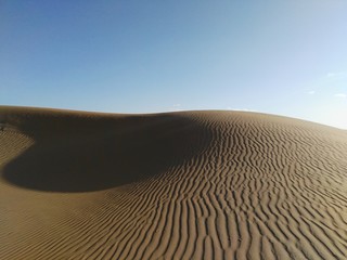 Fototapeta na wymiar Panorámica del desierto de Marruecos