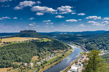 aerial view of the country