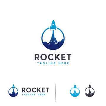 Fast Rocket logo designs template