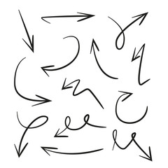 Fototapeta premium doodle strzały