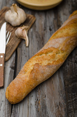 Fresh baguette delish crispy