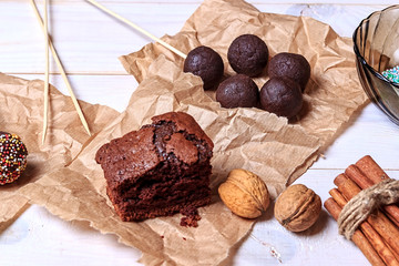 Making Cake pops. Sweet food.